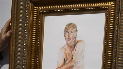 nude do trump|Controversial Painter of Nude Trump Portrait Talks Art, Genitalia